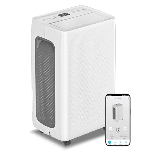 Vkechh Deshumidificador eléctrico 26L/24H, deshumidificador inteligente para habitaciones de hasta 150 m³ (50 m²), con función de aplicación WiFi, 3 modos de funcionamiento, temporizador de 24 horas