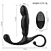 6.13 inches Special Silicone Massagers Kit with Water Resistant Play in Anywhere You Like (Black) for Man, Rechargeable Cordless Body Prostrate Massager with 9 Modes for Men Relax Massaging -sslt5