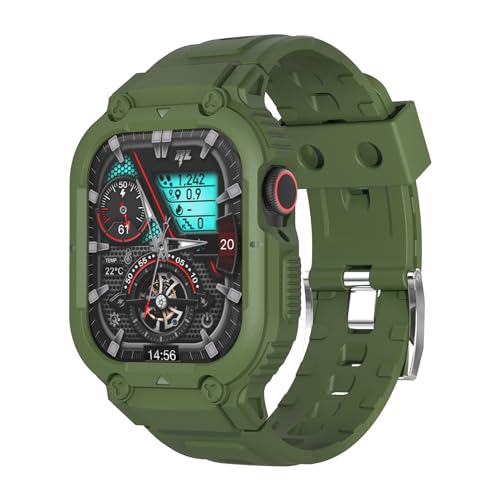 Kawoco �R���p�`�u�� �A�b�v���E�I�b�` Ultra �o���h 49mm ����TPU�x���h ��̌^ �P�[�X �S�ʕی� Apple Watch �p �o���h �E���g�� �ϏՌ� �����ȒP iWatch �p Ultra �Ή� �A�[�~�[�O���[��