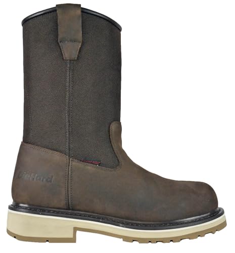 DieHard Stratus Brown Leather Work Boot, Nylon Mesh Upper, Wedge Sole4