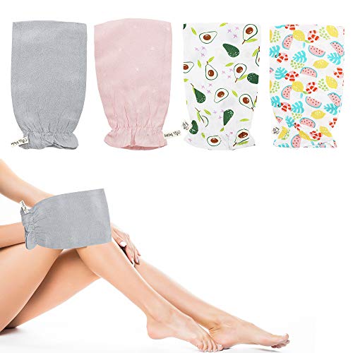 HTGT Silky Exfoliating Washcloth-Korean Italy Towel for Gentle Exfoliation-Soft Hand, Back, Body Exfoliator Scrub-for Removal of Dead Skin Cells,Dirt,Blackhead-100% Viscose Fabric (Mixed)