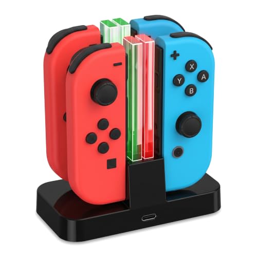 Amazon.co.jp: ジョイコン 充電器 Nintendo Switch対応 4台同時充電