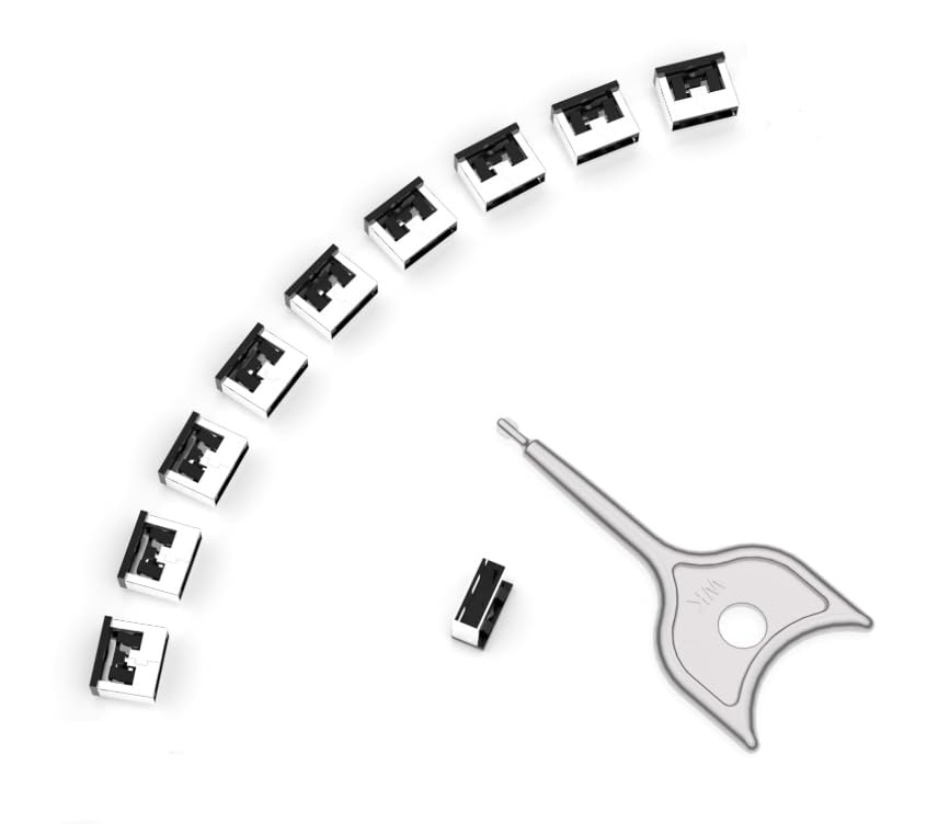 USB Port Blockers 50-Pack Locks with 5 Metal Key, Removable Type-A USB Security for Laptop, PC, Notebook, Port Covers Data Unapproved Access, Dust and Moisture Resistant-image-41