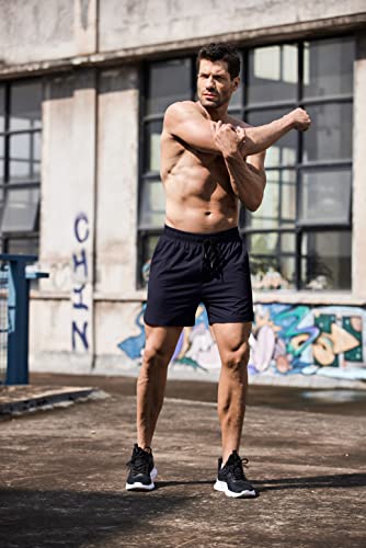 Coofandy Mens 2 Pack Workout Gym Shorts Quick Dry Training Running Jogger Bodybuilding Weightlifting Pants With Pockets #TOP2