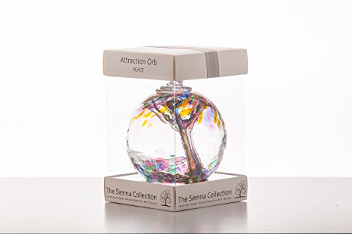 Attraction Orb - Peace Glass Ornament - Handcrafted Keepsake for Tranquility & Serenity, Unique Gift for Calmness & Positive Energy - Image 2