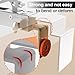 Jeonz Adjustable Drawer Fixing Clamp, Drawer Front Installation Clips 2Pcs