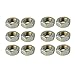 Steel Jam Nuts, 5/16 Inch-24 NF Fine Thread, LH and RH, 12 Pack