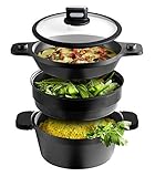 Pepe Multi-Function Pot 24 cm 4 Parts = 6 Cooking Appliances