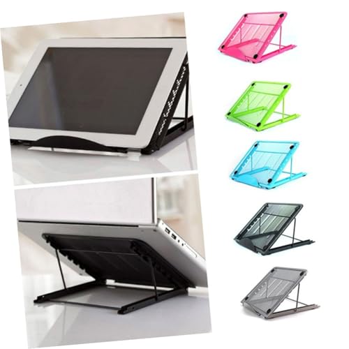 Base para portátil HOMSFOU plegable con soporte rosa miniatura 5