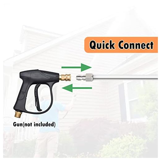 YUNVI 110 Inch Pressure Washer Wand Extension