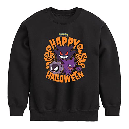 HYBRID APPAREL - Pokémon - Halloween Spirit - Youth Crewneck Fleece Sweatshirt