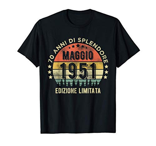 Vintage Nato nel maggio 1951 70 anni 70°
