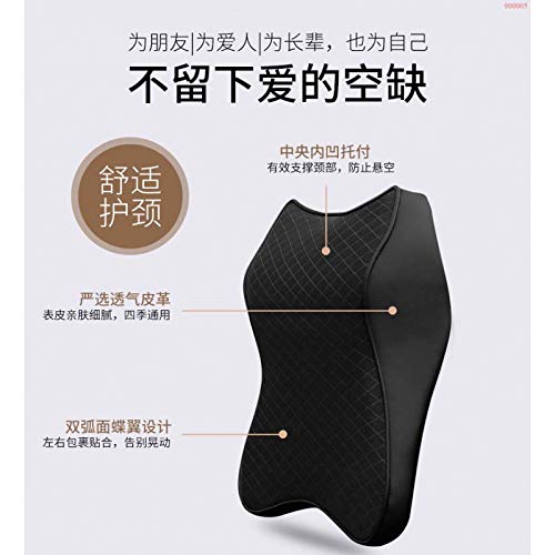 Apoio de cabeça Adaskala de segurança atmosférica para carro, um par de almofadas de pescoço rígido,