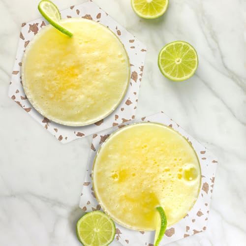 NUOBESTY 3 adet akrilik altlık, altıgen, kaymaz, ısıya dayanıklı, fincanlar ve demlikler için, İskandinav tarzı, yemek masası ve ev dekorasyonu için çok fonksiyonlu bar matı - Görsel 4