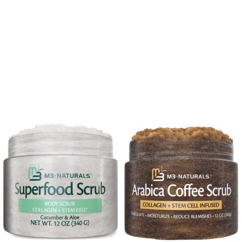 M3 Naturals Superfood Body Scrub 12 Oz With Coffee Body Scrub 12 Oz #TOP26
