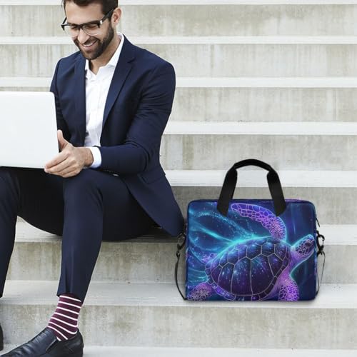 Bolsa de portátil acolchada contra impactos con estampado de mariposa 3