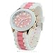 Produktbild Damen Geneva Silikon Band Jelly Gel Quarz Armbanduhr Pink