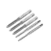 uxcell M2.5 x 0.45mm & M3 x 0.5mm Metric Tap Set Straight 3 Straight Flutes Thread Tapping for Clocks and Watches DIY,5 Pcs