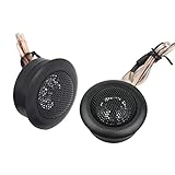 ZYHW Car Tweeter Speaker 1-Inch 200 Watt Silk Dome Tweeters Audio Component Tweeters Premium Speaker System Tweeter Kit Original Sound Playback,Pair