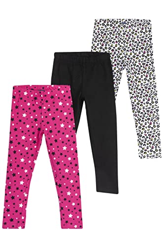 Chicco, Leggingss Niña, Conjunto de 3 Pantalones Leggingss de Algodón Suave, Ropa de Niña, Designed in Italy