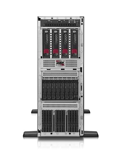 Image of Hewlett Packard Enterprise ProLiant ML350 Gen12 Tower Server (P90002-005), Xeon 6505P 12-Core, 32GB DDR5, 4LFF, 2x8TB HDD, MR408i-o RAID, Dual 800W PSU