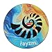 rayzm Stream Drum, 7-Inch Birch Handheld Water Flow Stream Drum for Sound Healing, Meditation, Relaxation, Music Therapy & Percussion Gift