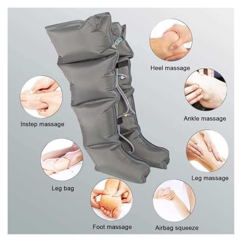 Masseur de jambes compression 6 zones avec réglage intelligent silencieux