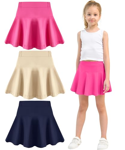 Image of Toddler Skirt Little Girls Athletic Uniform Skorts Golf Outfit Cheer Tennis Skirts with Shorts