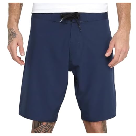 Shorts SURF LISO Mauricinho Bermuda Praia Academia Tactel Verão 1043 (BR, Alfa, M, Regular, Regular, Azul)