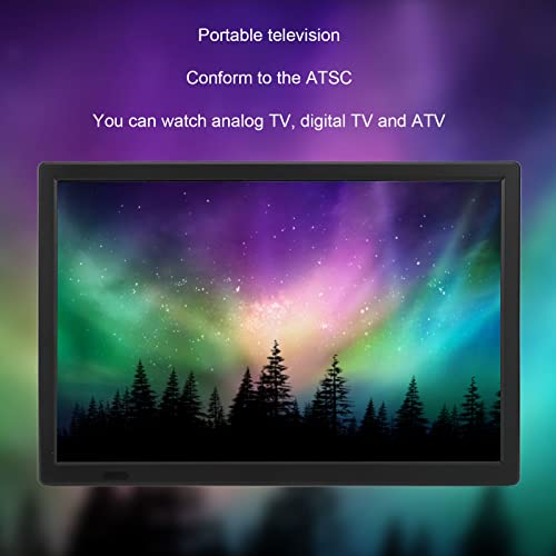 GOWENIC Monitor LCD de TV portátil de 16 polegadas, sintonizador digital embutido ATSC, TV digital ATSC televisão digital de alta sensibilidade para carro, barco e uso doméstico - Imagem 4