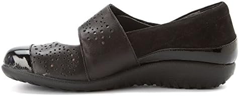 NAOT Footwear Women's Aroha Shoe Black Patent/Glass Silver Combo 5 M US | Image 2