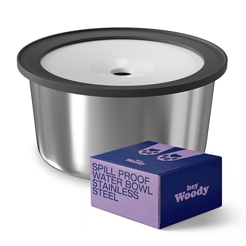 HEY WOODY® - Bebedero Perro Antigoteo....