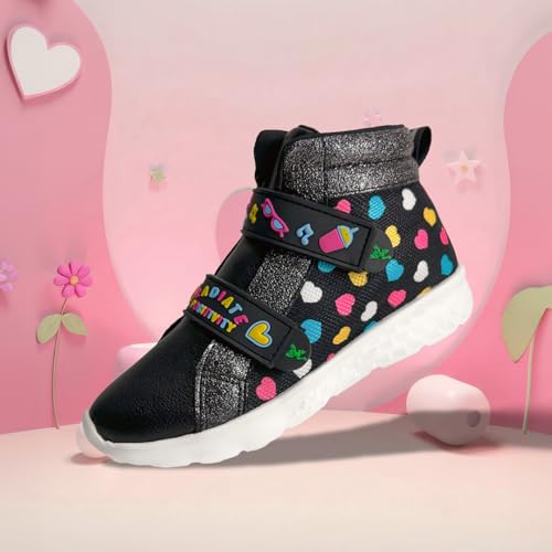 Image of KazarMax Hopits Kids Boys and Girls Ankle Length | High Top | Slip-on Sneakers Shoes | Lightweight | Outdoor Shoes Collection