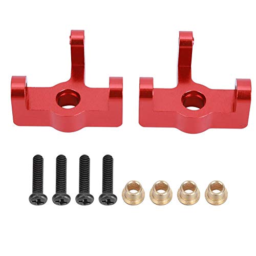 Keenso Sedili Anteriori Con Ruote In Lega Per Auto RC – Ricambio Per WLtoys 144001 1/14 (Rosso, 2 Pezzi) - 4
