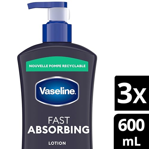 Vaseline Men 3-in-1 Fast Absorbing Lotion for Dry Skin, 600ml - Image 2