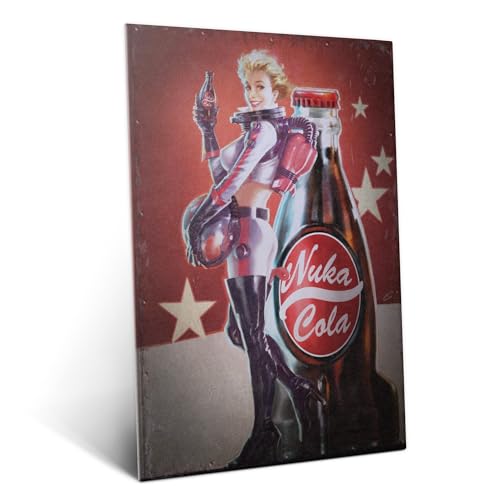 Displate Metal Poster Fallout Nuka-Girl Wall Art M