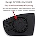 LOIYLLEN Passenger Side Mirror Replacement for Ford Focus 2012 2013 2014 2015 2016 2017 2018 - Right Side Mirror Glass, Rear View Mirrors Glass