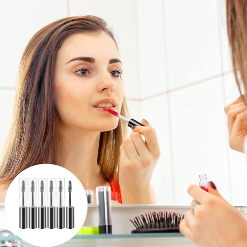 18piece set Empty Mascara Tube And Wand, Mascara Tube, Mascara Bottle and Wand Empty, Mascara Brushes Eyelash Cream Container Bottle for DIY Eyelash Growth Treatment Eyelash Extension (Black) - Image 7