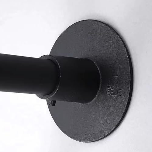 Barre rideau douche L acier inox 304 noir, structure d'angle durable et haut de gamme