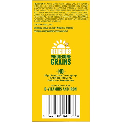 Image of belVita Breakfast Bars, Cranberry Orange, 30 Total Packs, 6 Boxes (4 Biscuits per Pack)