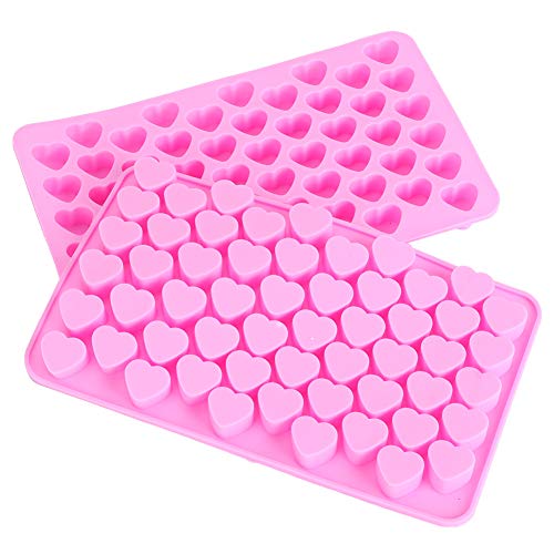 Molde de silicona para cubitos de hielo en forma de corazón mini miniatura 1