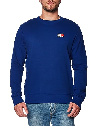 Tommy Hilfiger Herren Lounge Track Sweatshirt, Blau, M