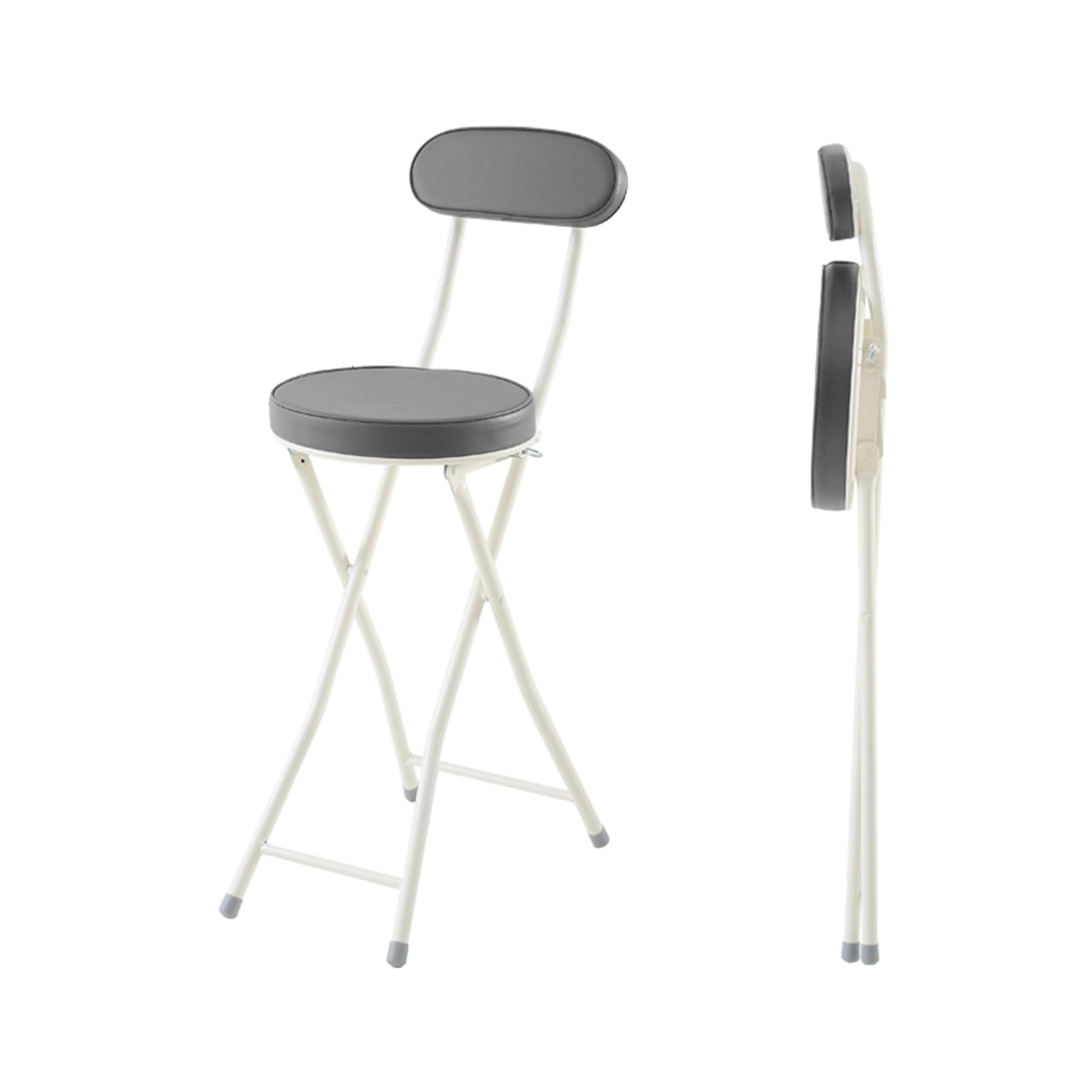 Siège de cuisine portable compact pour adultes, capacité 117 kg