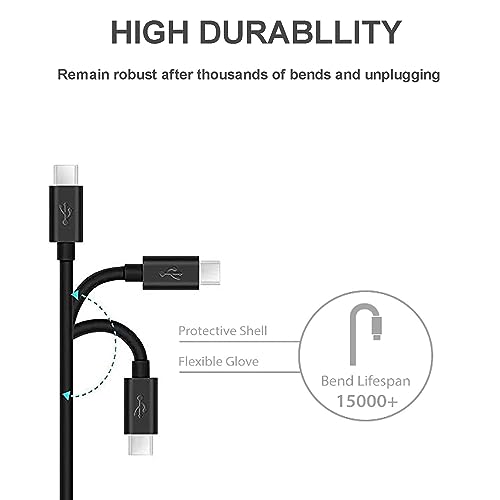 Aiivioll Caricatore di tipo C, cavo di ricarica