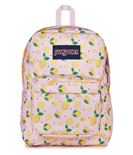 Image of JanSport SuperBreak One Backpack - Durable, Lightweight Bag with 1 Main Compartment, Front Utility Pocket with Built-in Organizer, Premium Backpack, Lemonade Stand