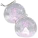 Produktbild Lunartec LED Glaskugel: Mundgeblasene LED-Glas-Ornamente in Kugelform, 2er-Set (Glaskugeln)