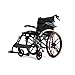 fauteuil roulant Se Pliant Transport en commun léger avec Freins auxiliaires Accoudoir Amovible Anti-crevaison Roues arrière à dégagement Rapide