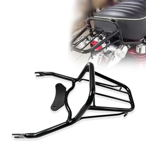 Porte-bagages arrière chromé Monkey 125 pour ne plus porter de sac à dos lourd à moto
