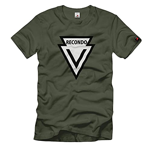 T-shirt US Army 5ème Special Forces Recondo vert kaki vêtement militaire XXL