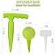 BOBOZHONG 12 Stück Pflanzhilfe Garten,Gartengerät,1 Stück Pikierstab,1 Stück Seed Dispenser,10 Stück Pflanzenschilder,Blumenzwiebelpflanzer,für Sukkulenten,Gemüse und Blumen